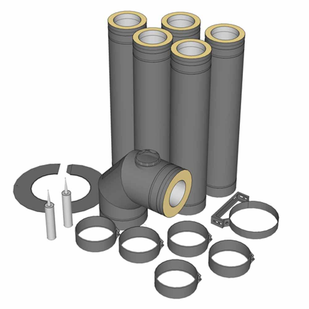 Modulex pelletsskorsten